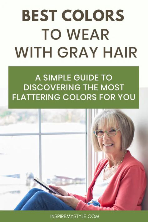 Discover an easy and simple way to find the most flattering colors to wear with your gray hair. Grey Hair For Warm Skin Tones, Hair Color Palette, Hair Styles To Try, Autumn Color Palette Fashion, Neutral Skin Tone, Colours That Go Together, Cool Color Palette, Hair Mistakes, Hair Fixing