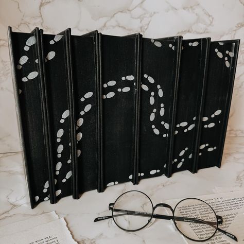 The Binary Book Binder | Mischief Managed 🪄 #bookbinding #bookbinder #rebind #bookrebinding #bookrecommendations #bookstagram #arcreader #harrypotter… | Instagram Harry Potter Rebinding, Book Binding Inspiration, Fanfiction Book Binding, Rebinding Books, Book Customization, Book Binding Ideas, Book Rebind, Book Rebinding, Binding Covers