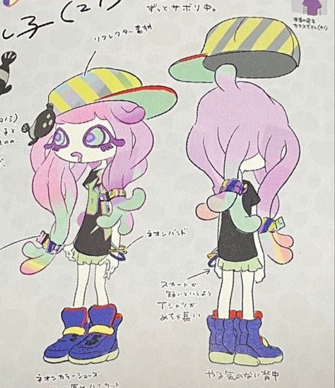 Splatoon 3 Concept Art, Paruko Splatoon 3, Splatoon 3 Harmony, Splatoon Concept Art, Splatoon 3 Fanart, Splatoon Artbook, Splatoon 3 Art, Chirpy Chips, Harmony Splatoon