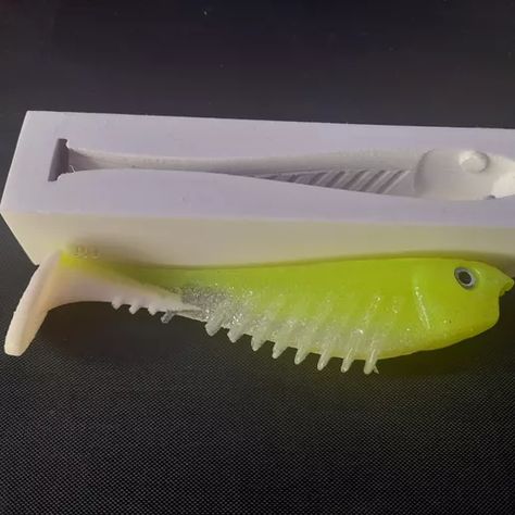 Download STL file POUR FISHING LURE MOLD 115mm • Model to 3D print ・ Cults Make A Silicone Mold, Lure Molds, Soft Lure, Plaster Molds, Soft Plastic, Fishing Lure, Banner Ads, Silicone Mold, Fishing Lures