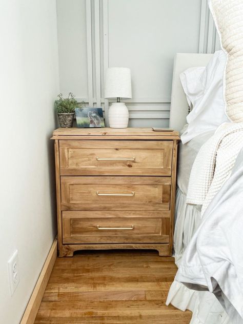 IKEA Rast Hack | The Sassy Barn Rast Ikea, Ikea Nightstand Hack, Ikea Rast Makeover, Rast Dresser, Ikea Rast Dresser, Ikea Nightstand, Ikea Rast Hack, Nightstand Ideas, Ikea Dresser