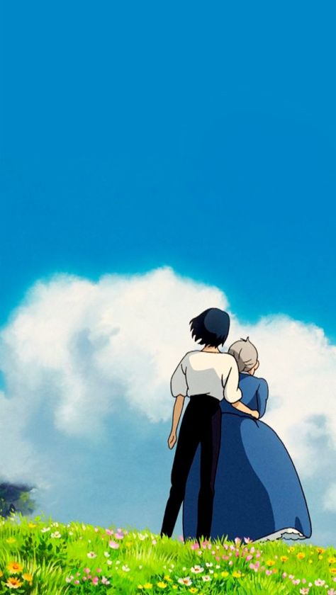 howl's moving castle phone background, HD Wallpaper & Backgrounds K Project Manga, قلعة هاول المتحركة, Howls Moving Castle Wallpaper, Howls Moving Castle Art, Studio Ghibli Films, Art Studio Ghibli, Photowall Ideas, 하울의 움직이는 성, Personajes Studio Ghibli