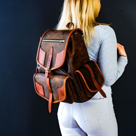 CreativeAwl.com Patterns’s Instagram profile post: “New Adventure Backpack Pattern! A backpack that can be used in the urban jungle as well as in the deep forest. To make this stock up around…” Leather Backpack Pattern, Pattern Leather Bag, Leather Patterns, Adventure Backpack, Leather Bag Pattern, Backpack Pattern, Dinosaur Pattern, Deep Forest, Leather Pattern