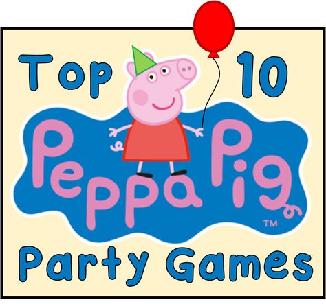 Our top 10 Peppa Pig party games are just what you are looking for to take your child's Birthday to the next level of fun. Peppa Pig Party Games, Peppa Pig Games, George Pig Birthday Party, George Pig Party, Peppa Pig Birthday Party Decorations, Greta Gris, Princess Party Games, Drunk Party, Pig Crafts