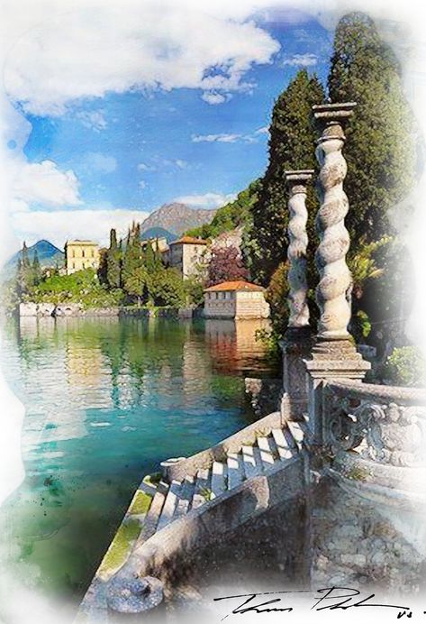 Lake Maggiore Italy, Amsterdam Itinerary, Scrapbooking Layouts Travel, Mixed Media Watercolor, Lake Como Italy, Girls Getaway, Como Italy, Art Mixed Media, Lake Garda