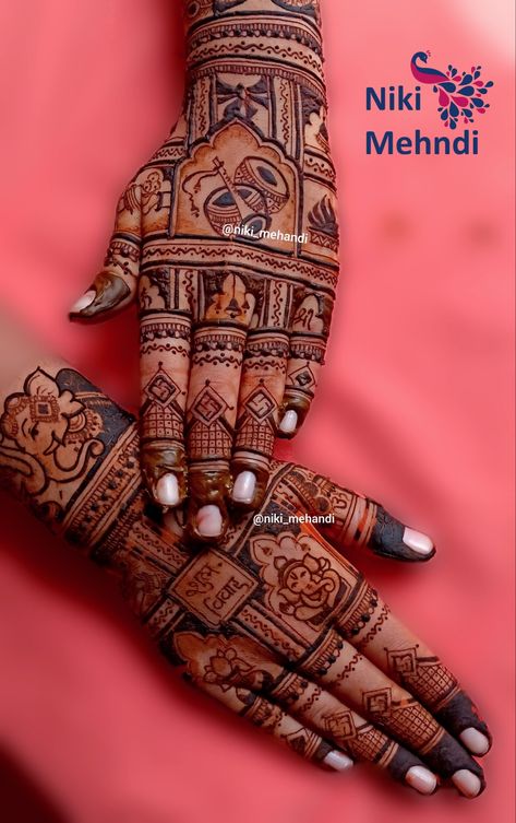 Rajvadi Mehndi Designs, Dhol Nagara Mehndi Designs, Indian Bride Mehendi Designs, Shivling Mehndi Design, Bride Back Hand Mehndi Designs, Sona Mistry Mehndi Designs, Groom Mahendi Design, Veere Di Wedding Mehndi Design, Dholak Mehndi Design