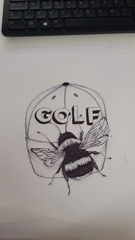 Tyler The Creator Tattoo Lyrics, Small Tyler The Creator Tattoo, Tyler The Creator Igor Tattoo, Tyler The Creator Bee Tattoo, Wolf Tyler The Creator Tattoo, Tyler Tattoo, Tyler The Creator Tattoos, Sketch Commission, Flower Boy