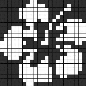 Aloha Flower, Crochet Grid, Graph Crochet, Filet Crochet Charts, Pixel Crochet, Pixel Art Grid, Tapestry Crochet Patterns, Crochet Design Pattern, Pixel Art Design