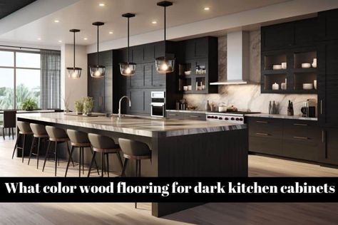 Find the perfect wood flooring colors to complement your dark kitchen cabinets. With our helpful guide, you'll be able to choose the right shade of wood to create a stylish and inviting space.

#woodflooring #kitchencabinets #darkkitchen #homedecor https://www.theworldaccordingtome.org/1963860_15-kitchen-ideas-to-transform-your-space/?best-wood-flooring-colors-for-dark-kitchen-cabinets Light Wood Floors With Dark Cabinets, Light Wood Floors Dark Cabinets, Kitchens With Dark Wood Floors, Thanksgiving Crockpot, Townhouse Remodel, Best Wood Flooring, Dutch Kitchen, Light Floors, Kitchen Cabinet Ideas