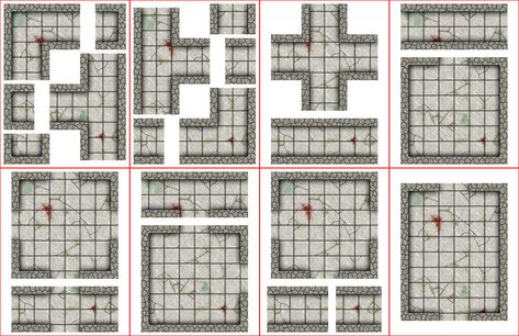 The Crooked Staff Blog: Building a Modular Set of 2.5D Dungeon Tiles 2.5d Dungeon Tiles, Modular Dungeon Tiles, Dm Dnd, Dnd Diy, Dnd Crafts, Modular Tile, Dungeon Tiles, Dnd World Map, Dungeon Master's Guide