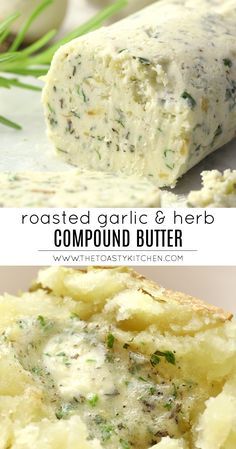 Kimmys Creations, Garlic Compound Butter, Herb Compound Butter, Food Substitutes, Compound Butter Recipe, Herb Butter Recipe, Flavored Butter Recipes, Butter Recipes Homemade, Butter Homemade