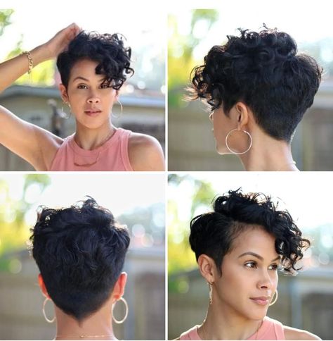 Shirt Hair Cuts, Pixie Cut Curly Hair, Pixie Cut Short, Curly Pixie Hairstyles, Short Curly Pixie, Curly Pixie Haircuts, Me Me Me, Pixie Cuts For Fine Hair, Cuts For Fine Hair