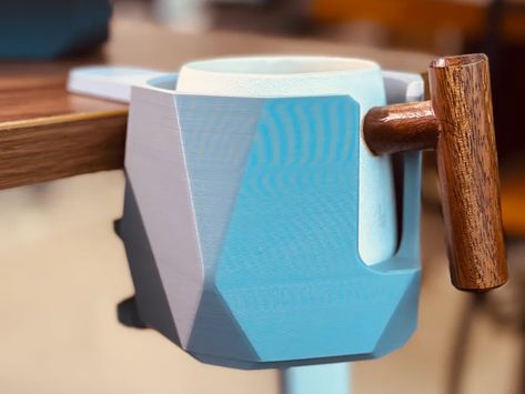 3D printed cup holder 3d Printed Cup Holder, Locking Mechanism, Different Materials, Coffee House, 3d Printer, 3d Printed, Cup Holder, Minimalist Design, 3d Printing