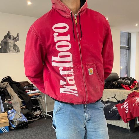 A surprise Marlboro drop for you guys, including Reworked Carhartt, Ralph Lauren and Shirts. As requested by you guys! - 15+ items - Sizes… | Instagram Reworked Carhartt, Carhartt Streetwear, Reworked Fashion, Comfortable Winter Outfits, Reworked Clothing, Racing Art, Concept Clothing, Carhartt Jacket, Guys Clothing Styles