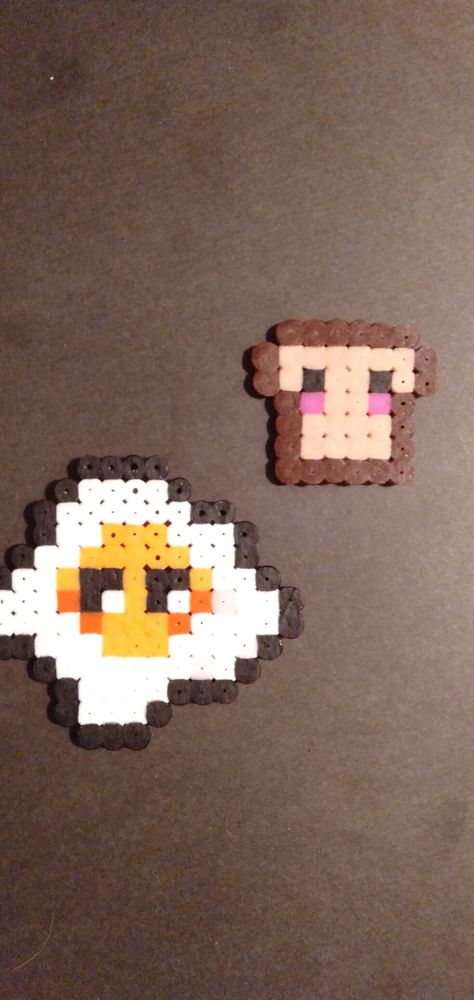 Wzór jajko i tost. Wzór dla początkujących Peeler Bead Ideas Small Easy, Easy Perler Beads, Perler Bead Crafts, Melty Bead Designs, Perler Beads Ideas, Easy Perler Bead Patterns, Pearl Beads Pattern, Easy Perler Beads Ideas, Hama Beads Design