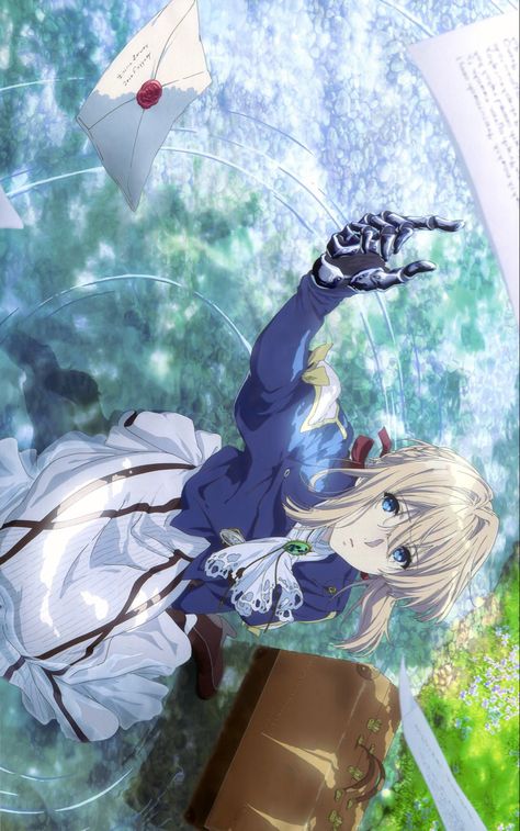 Violet Evergarden Wallpaper, Maid Sama Manga, Violet Evergreen, Violet Garden, Violet Evergarden Anime, Comic Layout, Recent Anime, Hd Anime Wallpapers, Violet Evergarden