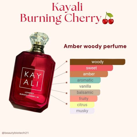 Follow my pinterest @danina211 for more beauty finds&outfit ideas Smell Like A Snack, Perfume Fruity, Cherry Perfume, Girl Perfume, Perfume Hacks, Woody Perfume, Perfume Display, Fragrances Perfume Woman, Perfume Collection Fragrance