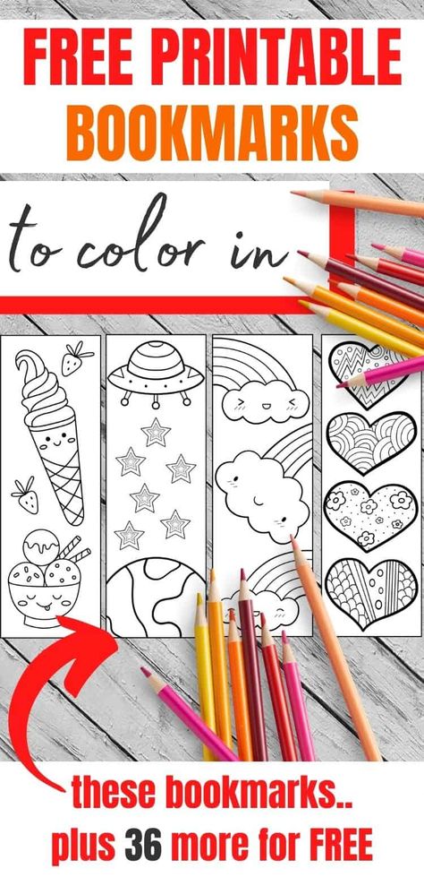 Free printable bookmarks to color in 40 different designs. Color your own bookmarks. Easy bookmarks to color for adults and kids alike. You'll love these printable bookmarks to color pdf. Enjoy these free coloring bookmarks today. Colour In Bookmarks Free Printable, I Love To Read Bookmarks Free Printable, Bookmarks To Colour Free Printable, School Bookmarks Printable, Colouring Bookmarks Free Printable, Color Bookmarks Printable Free, Free Bookmark Printables, Free Coloring Bookmarks Printable, Summer Bookmarks Free Printable