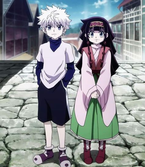 X Hunter, Hxh Anime, Zoldyck Family, Alluka Zoldyck, Hunterxhunter Killua, Anime Siblings, Hxh Characters, Anime Wall, Japon Illustration