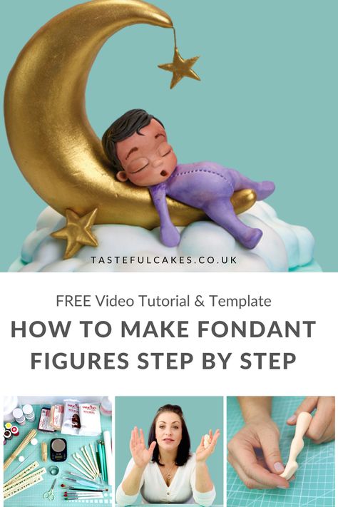 Would you love to create fondant figures? 📝

Here is your opportunity to kick-start your fondant figure-making skills totally for FREE! Grab our step-by-step video tutorials, including templates and weights, making creating fondant figures cake toppers for your cakes super easy!
Fast-track your fondant cake decorating skills today. Grab your free tutorials here: 

#FondantFigures #ModellingTutorials Fondant Figures Tutorial Step By Step, Fondant Figures Tutorial, Order Cake, Custom Wedding Cakes, Cake Business, Fondant Figures, Fondant Cake, Video Lessons, Fast Track