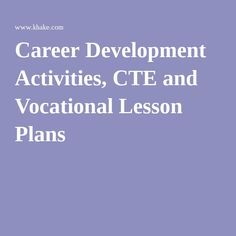 Employability Skills Activities, Soft Skills Activities, Career Development Activities, Agriculture Teacher, Career Development Plan, Career Lessons, Life Skills Curriculum, High School Counseling, Career Pathways