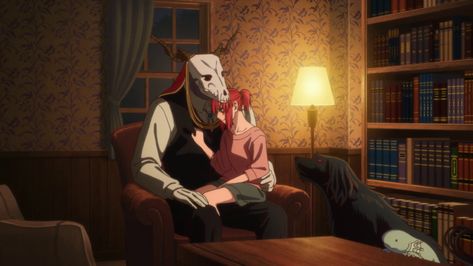 Magnus Bride, Chise Hatori, Elias Ainsworth, Magus Bride, Ancient Magus Bride, The Ancient Magus Bride, Cute Romance, Violet Evergarden, Anime Love Couple