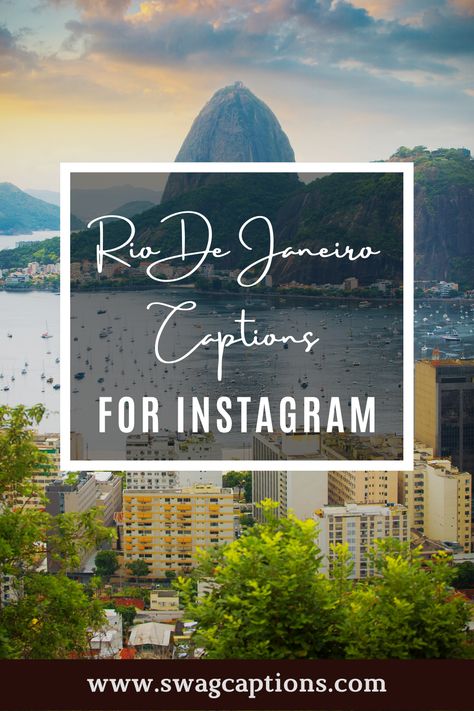 Enjoy the beauty of Rio De Janeiro with these perfect captions and quotes for your Instagram photos. From stunning beaches to colorful markets, there's no shortage of amazing things to see in this vibrant city. Soak up the culture and snap some unforgettable shots! #riodejaneirocaptions #riodejaneiroquotes #riodejaneiro #brasil #rj #o #saopaulo #rio #errejota #brazil #love #instagood #a #barradatijuca #instagram #carioca #moda #praia #amor #photography #tbt #modafeminina #copacabana #niteroi Brazil Captions Instagram, Summer Captions, Visit Brazil, Frases Instagram, Perfect Captions, Quotes For Instagram, Photo Caption, Tropical Getaways, Beach Quotes