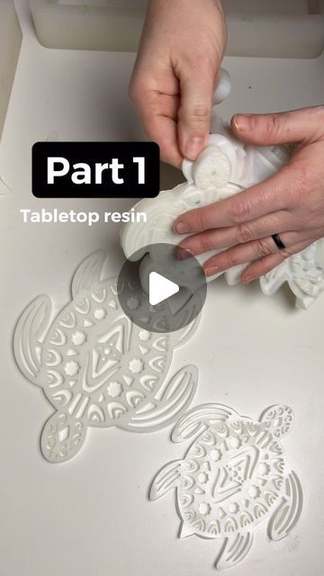 Jennifer Chapman on Instagram: "Too many steps for one reel.   Aiming to get lots of work done this week, let’s do this 💪  @totalboat thickset and tabletop resin @craftedelementsco silicone mold @shopresinmolds turtle mold" Turtle Painting Acrylic, Pictures Of Turtles, Abstract Art Paintings Acrylics, Turtle Painting, January 22, Art Painting Acrylic, Silicone Mold, Yard Art, Turtles