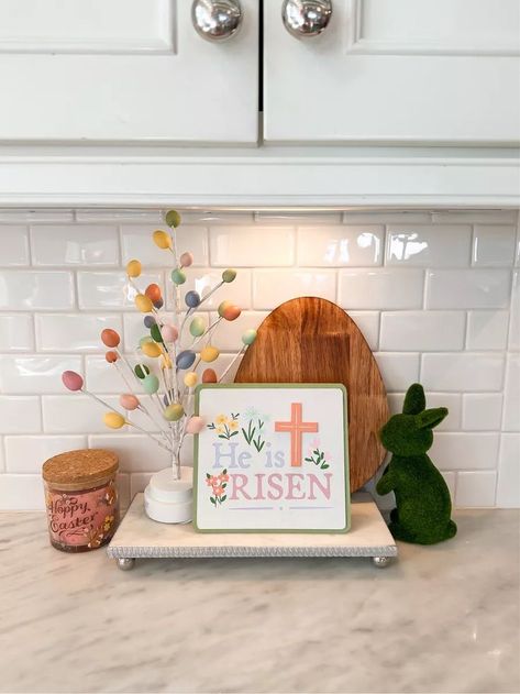 He Is Risen Decor, Target Easter, Target Home, Pastel Easter, Pastel House, Target Home Decor, Easter Holiday, House Decorations, Decor Spring