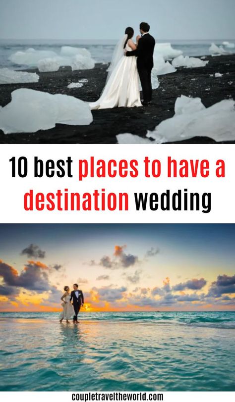 10 best places to have a destination wedding. Beautiful Places To Get Married, Wedding Destination Ideas, Overseas Wedding, Weddings Mexico, Destination Wedding Italy, Best Destination Wedding, Wedding Destinations, Florida Springs, Travel Guide Book