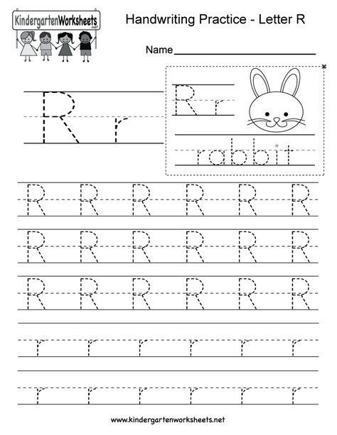 Letter R Writing Practice Worksheet - Free Kindergarten English Worksheet for Kids Letter R Worksheets Preschool, English Alphabet Writing, Kindergarten Handwriting, Letter Writing Practice, Alphabet Letter Worksheets, Letter Worksheets For Preschool, Alphabet Writing Practice, Printable Alphabet Worksheets, Writing Practice Sheets