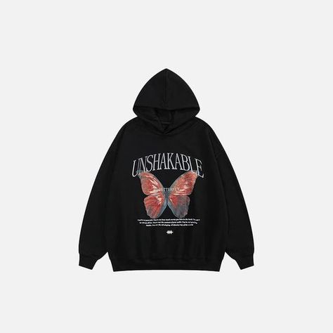 Everything works great thank you Y2k Graphic Tees, 90s Y2k Fashion, Aesthetic Streetwear, Streetwear Hoodie, Butterfly Graphic, Womens Hoodies, Trendy Summer Outfits, Korean Fashion Trends, 90s Streetwear