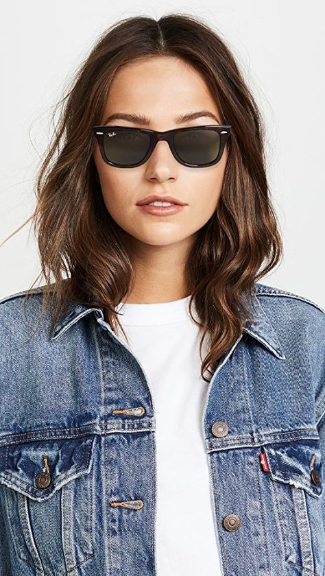 Ray-Ban RB2140 Original Wayfarer Sunglasses | SHOPBOP Ray Ban Erika Sunglasses, Ray Ban Erika, New Wayfarer, Small Faces, Wayfarer Sunglasses, Ray Ban Sunglasses, Ray Ban, Sunglasses Accessories, Ray Bans