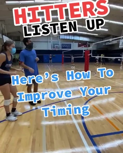 How To Practice Hitting At Home Volleyball, How To Hit In Volleyball, Volleyball Drills For Outside Hitter, Volleyball Board To Hit Against, Volleyball Timing Drills, Volleyball Drills At Home By Yourself Hitting, Volleyball Hitting Approach, How To Improve Your Hitting Volleyball, How To Be A Better Hitter In Volleyball