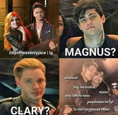 Alec And Jace, Clary Und Jace, Clary Y Jace, Malec Shadowhunters, Shadowhunters Series, Shadowhunters Cast, Clary And Jace, Shadowhunters Tv Show, Cassandra Clare Books