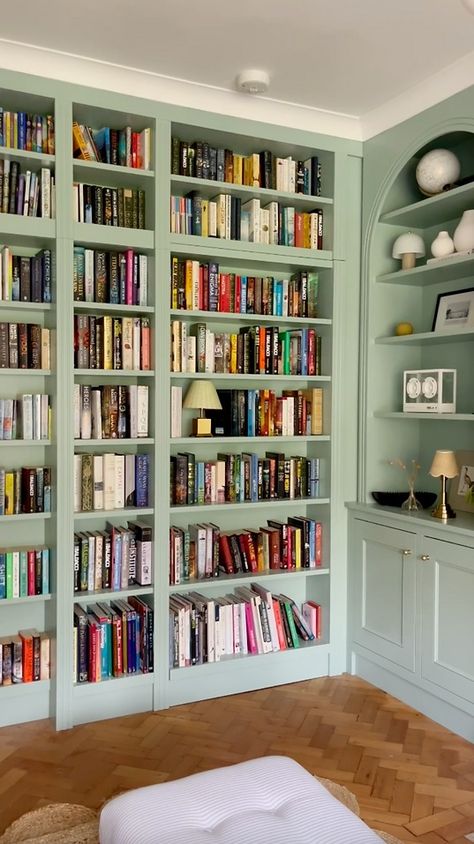 Snug Secret Door | Bespoke, Handmade Furniture | Hello Nook Library Secret Door, Alcove Bookshelves, Library Door, Secret Library, Alcove Cupboards, Home Library Design, Secret Door, Library Design, Home Library