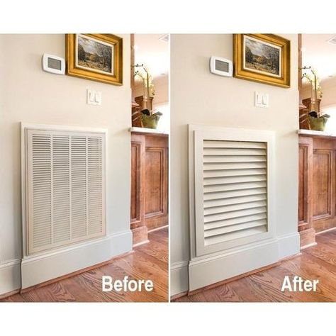 Luxury Wood A/C Vent Cover w/1 Filter Sleeve in Stock Primed Pine Wood A/C for Walls and Ceiling JUST Order Your Filter Size - Etsy Return Air Vent, Air Vent Covers, Diy Casa, Home Luxury, Vent Covers, Style At Home, Air Vent, Diy Home Improvement, Home Fashion