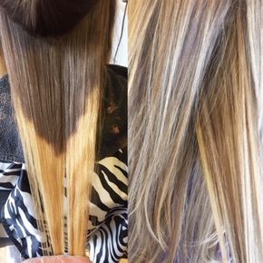 COLOR CORRECTION: Softening a Dramatic Line of Demarcation - Hair Color - Modern Salon Line Of Demarcation Hair, Demarcation Line Hair, Diy Balayage At Home, Blonde Back, Diy Balayage, Balayage Hair Tutorial, Hair Fails, Color Correction Hair, Subtle Balayage