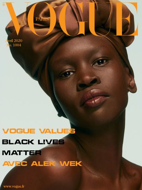 ALEK WEK - FAKE VOGUE* Richard Burbridge, Lineisy Montero, Alek Wek, Alas Marcus Piggott, Liya Kebede, Super Models, Stephanie Seymour, Mario Sorrenti, Tracee Ellis Ross