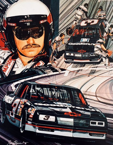 Baby Driver Car, Racing Baby, Motorsport Art, Nascar Cars, Nascar Race Cars, Racing Art, Car Artwork, Stock Car Racing, Racing Posters