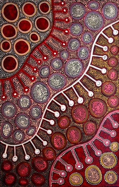 * Australian Dot Painting, Aboriginal Dot Painting Ideas, Aboriginal Art Dot Painting, Aboriginal Patterns, Indigenous Australian Art, Aboriginal Dot Art, Aboriginal Painting, Mexico Art, Unique Drawings