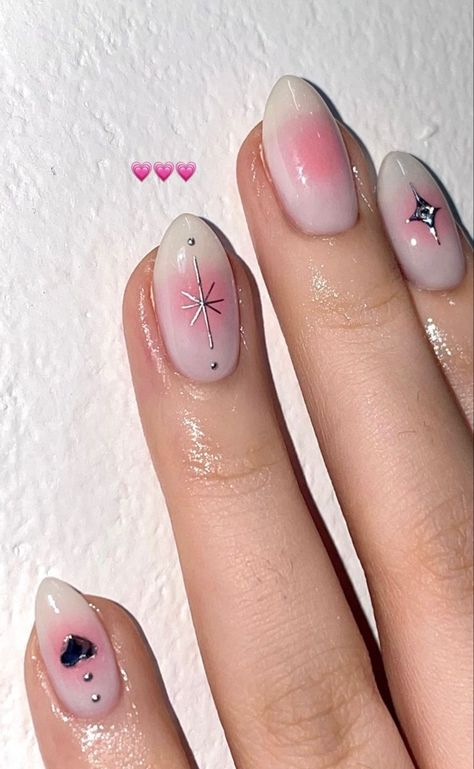 Korean Blush Nails, Korean Blush, Magic Nails, Hello Nails, Hippie Nails, Minimal Nails, Casual Nails, Blush Nails, Pretty Gel Nails