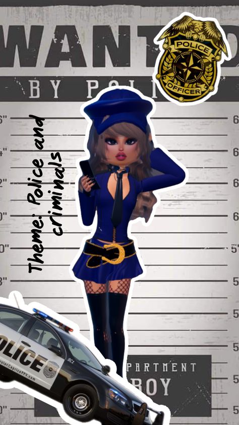 #dti #dresstoimpress #outfit #police #criminalminds Police Outfit, Police Officer, Dress To Impress, Dress Outfits, Dresses