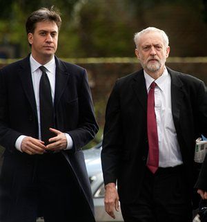 Ed Miliband with Jeremy Corbyn. Ed Miliband, Sorting Hat, Labour, The Streets, A Year, Government, Interview