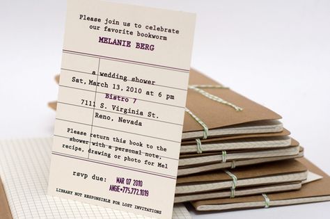 Bibliophiles looking to start their library collection will love this book themed bridal shower idea where guests each bring their favourite book as a gift. To make it even more special, guests can add a personalized book plate or inscription with a piece of advice for the couple. To avoid duplicates, consider starting a private facebook group where guests can share, in advance, the books they are planning on giving.