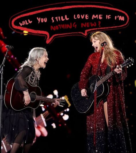 not mine! Phoebe And Taylor, Taylor And Phoebe, Taylor Swift And Phoebe Bridgers, Phoebe Bridgers, Red Taylor, Live Taylor, I Love Music, Taylor Swift 13, Taylor Swift Pictures