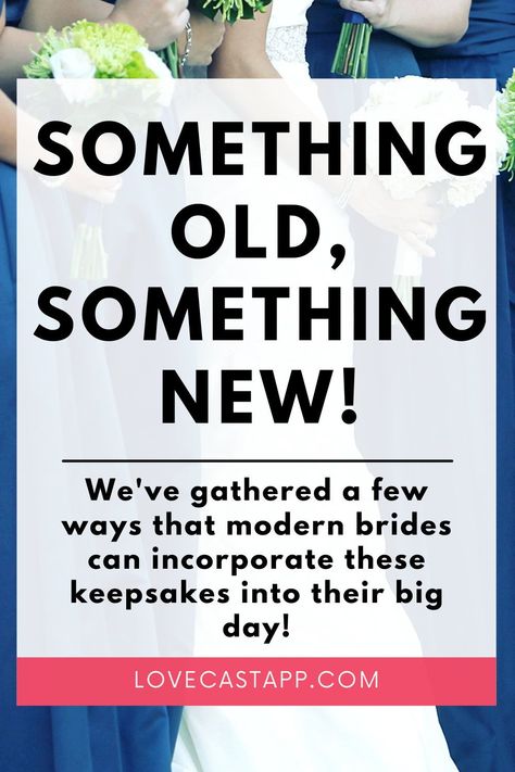 Keep up with a few traditions of the past with something old, something new, something borrowed and something blue! We've made a list of a few ideas on what to include for this tradition! Old Borrowed New Blue Ideas, Ideas For Something Old Something New, Old New Borrowed Blue Ideas, Something Old New Borrowed And Blue Idea, Ideas For Something Borrowed For Bride, Old New Borrowed And Blue Ideas, Ideas For Something Blue For Bride, Something Old Wedding Ideas, Something Old New Borrowed And Blue