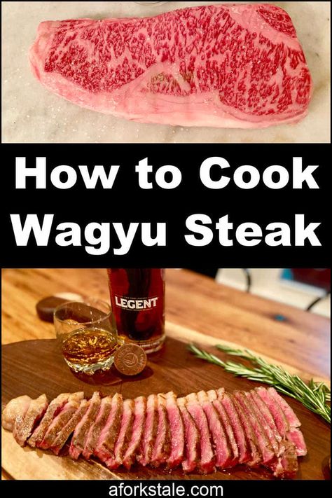 Steak New York Strip, Bourbon Slush Recipe, Wagyu Recipes, Wagyu Beef Recipe, Wagyu Beef Steak, Wagyu Ribeye, Steak At Home, A5 Wagyu, Steak In Oven