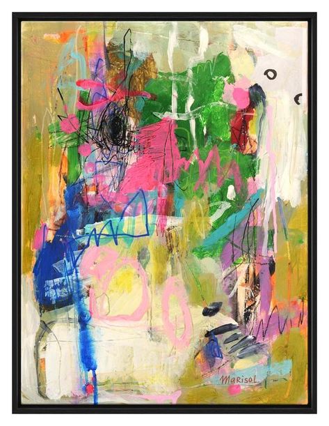 Bosa Nova Love Affair on Artfully Walls #abstract #pink #green #blue #yellow #black #stellarspaces #styleithappy #dreamhome  #interiorlovers #designinspo #decorinspo #interiordecor #interiordesign  #artfullywalls #gallerywall #gallerywallinspo #artprints #stellarspaces #homeinspiration #styleithappy #interiorlovers #interiorstyling #styleithappy #artfullywalls #gallerywall #gallerywalldecor #gallerywallinspo #artprints #affordableart #affordableartprints #wheretobuyart Artfully Walls, Intuitive Art, Art Calendar, Gallery Wall Decor, Abstract Expressionism Painting, Affordable Art Prints, Holiday Art, Affordable Art, Love Affair