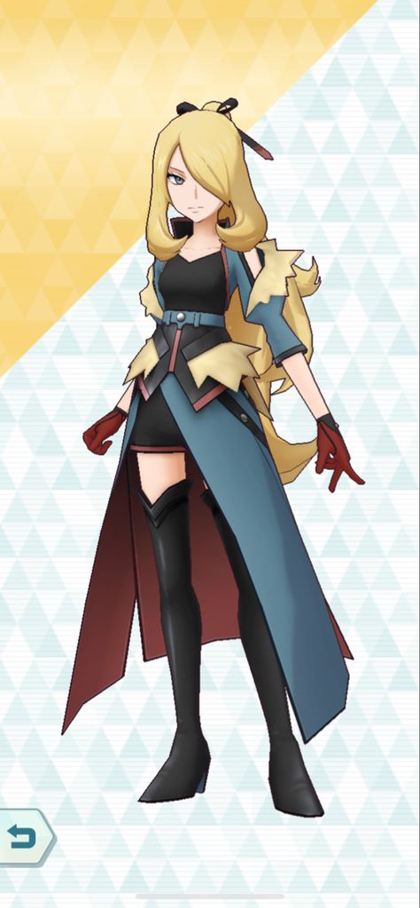 Pokemon Trainer Outfits, Pokemon Masters, Pokemon Cynthia, Pokemon Fashion, Pokemon Stories, Pokemon Adventures Manga, Pokemon Champions, Pokemon Clothes, Pokemon Craft